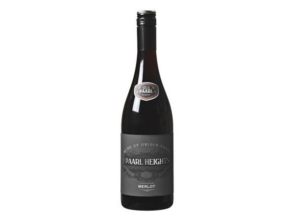 Een Wijn Paarl Heights Merlot 750ml koop je bij Supply Mij